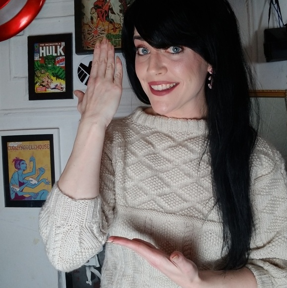 Sweaters - Handmade three and a quarter length sweater